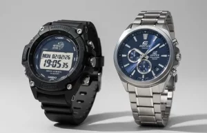 مقایسه ساعت کاسیو G-Shock و Edifice از نظر طراحی و ظاهر - انتخاب بین ساعت کاسیو G-Shock و Edifice مقاومت افسانه‌ای در برابر ضربه با طراحی اسپورت، یا ظاهر شیک و امکانات هوشمند برای استایل رسمی و روزمره.