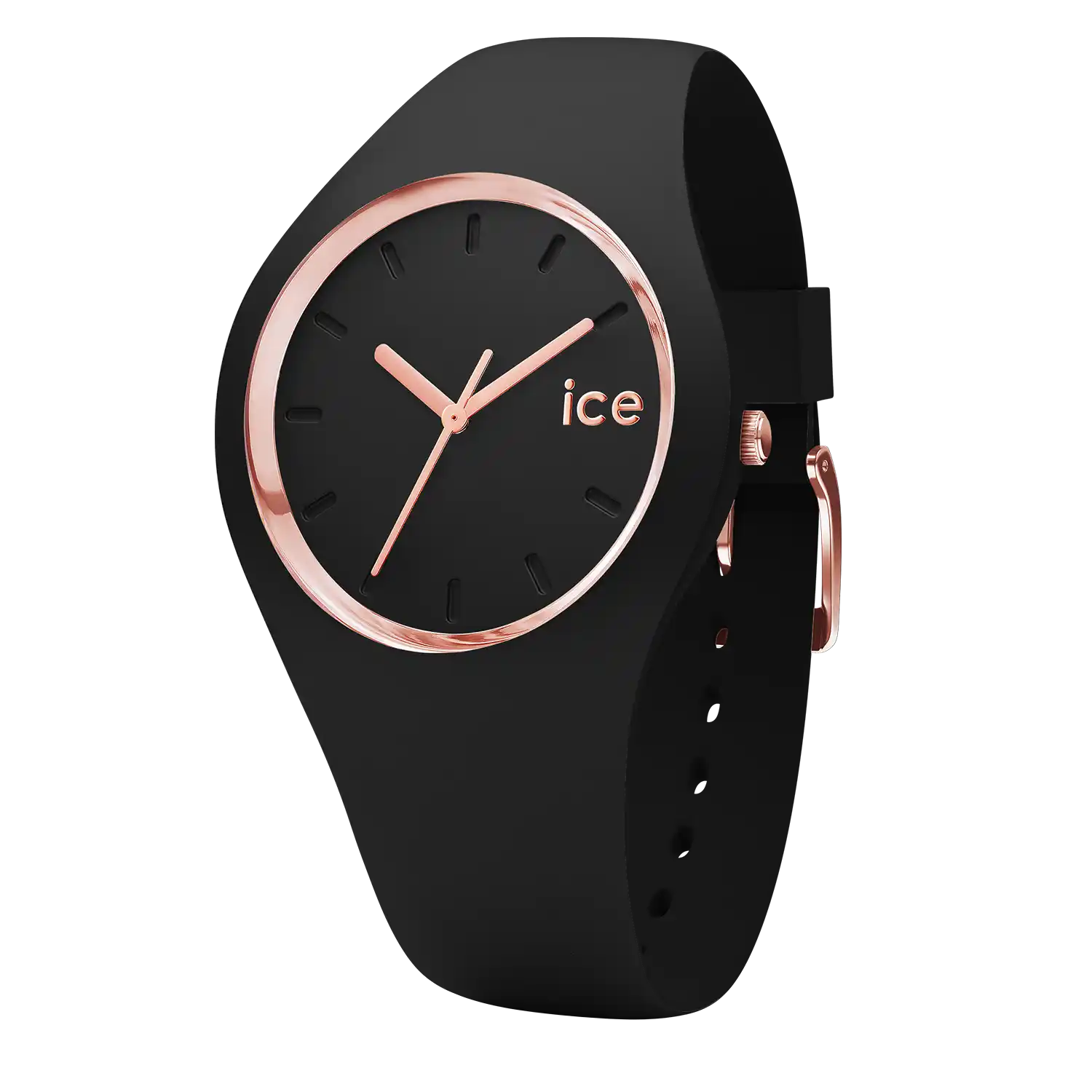 000980-ice-glam-black-rose-gold-medium-3h-01.webp ساعت مچی زنانه اسپرت آیس واچ کد 000980 - Image 1