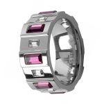حلقه (انگشتر) زنانه فشن ژاک لمن کد S-R51J52