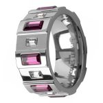 حلقه (انگشتر) زنانه فشن ژاک لمن کد S-R51J54
