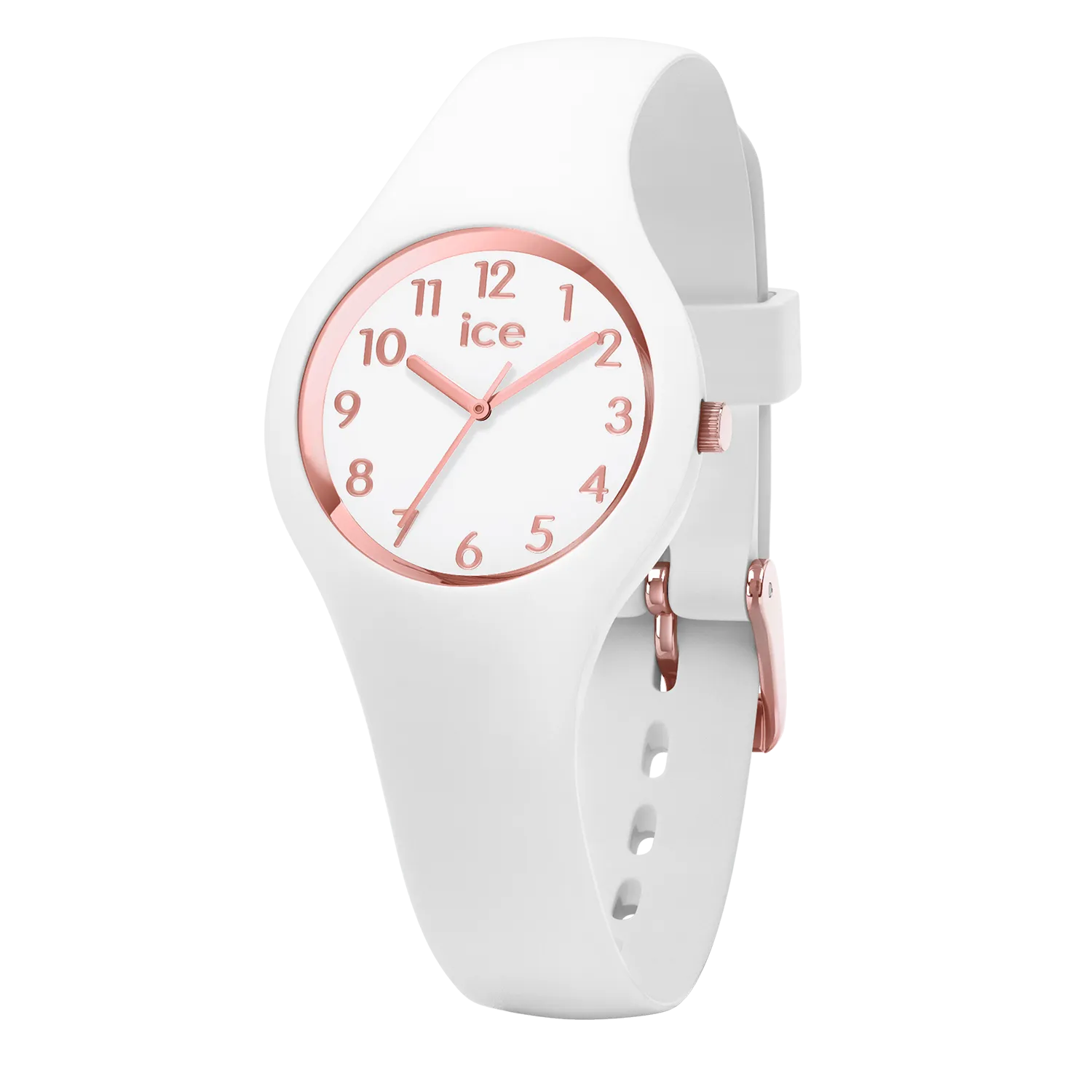 015343-ice-glam-white-rose-gold-numbers-extra-small-3h-01.webp ساعت مچی بچگانه آیس واچ 015343 - Image 1