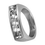 حلقه (انگشتر) زنانه فشن ژاک لمن کد S-R46B54 - Image 2