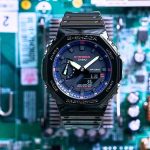 ساعت مچی مردانه اسپرت کاسیو جی شاک کد GA-2100RGB-1A - Image 2